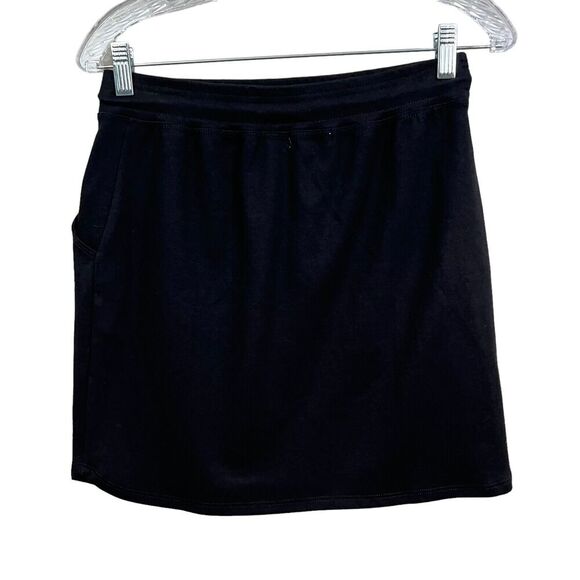 Sundry for Evereve Womens Skirt Toggle Waist Pockets Stretch Pull On Black Sz 1 - Picture 3 of 6